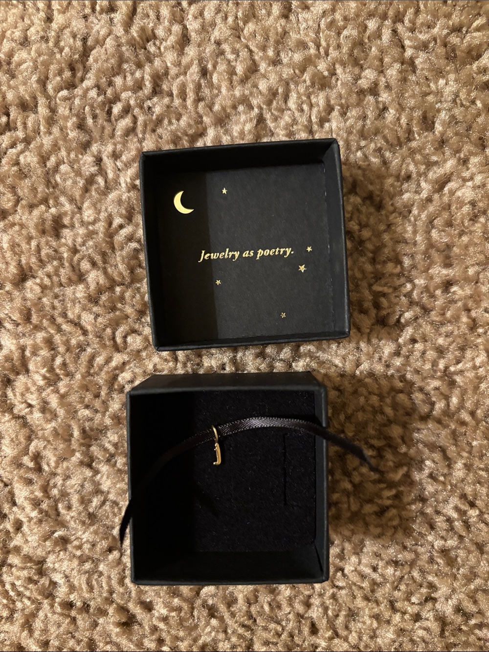 catbird tiniest alphabet “j” charm